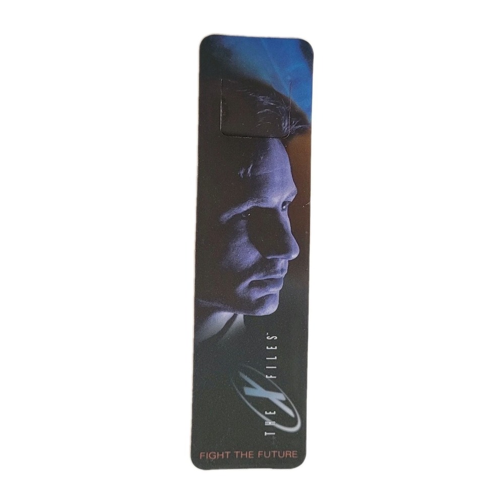 Vintage 90s Fox Mulder X-Files Tab Bookmark Y2K/1998 Fight Future, XKT-98039GABF